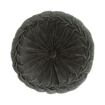 Coussin rond / Pouf BELLONA, vert mousse, 10x40cm