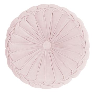 Coussin rond / Pouf BELLONA, rose clair, 10x40cm