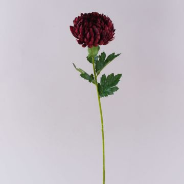 Chrysanthème artificiel HIKJUN, rouge bordeaux, 65cm, Ø12cm Chrysanthème artificiel HIKJUN, rouge bordeaux, 65cm, Ø12cm