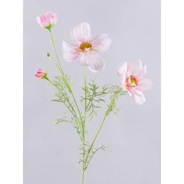 Branche décorative de cosmos HIKJAN, rose-blanc, 80 cm