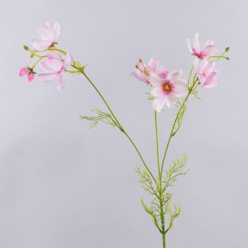 Panier décoratif à branches HISSAN, rose clair, 75 cm