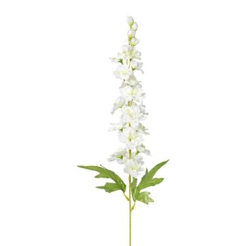 Fleur en plastique Pied d'alouette VALENRA, blanc, 85cm