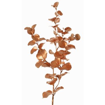 Branche d'eucalyptus synthétique MALFHY, cuivre métallisé, 75cm
