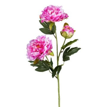 Branche artificielle Pivoine SLORMEK, cerise, 65cm