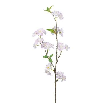 Branche décorative de cerisier du Japon FYNLOK avec des fleurs, rose clair, 75cm