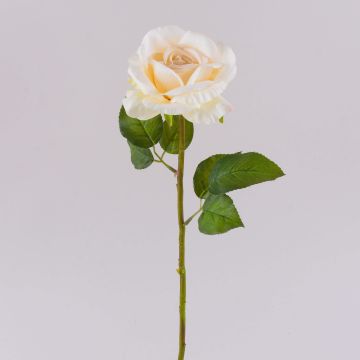 Rose synthétique WINAKAS, crème-abricot, 35cm, Ø10cm Rose synthétique WINAKAS, crème-abricot, 35cm, Ø10cm