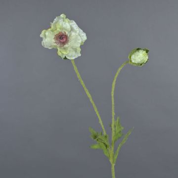 Fleur artificielle Coquelicot MESOP, blanc, 65cm Fleur artificielle Coquelicot MESOP, blanc, 65cm