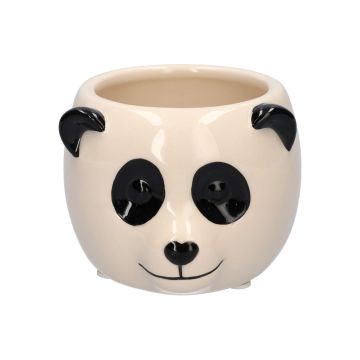 Cache-pot Panda KIRINA en céramique, blanc-noir, 9,3 x 8,4 x 6,5 cm Cache-pot Panda KIRINA en céramique, blanc-noir, 9,3 x 8,4 x 6,5 cm