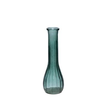 Vase de table KOSTA en verre, bleu pétrole-transparent, 21,5 cm, Ø 7 cm Vase de table KOSTA en verre, bleu pétrole-transparent, 21,5 cm, Ø 7 cm