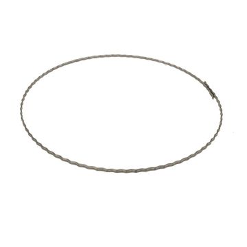 Cercle métallique OASIS® en fil plat ondulé, gris, Ø15cm Cercle métallique OASIS® en fil plat ondulé, gris, Ø15cm