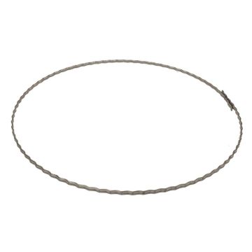 Cercle métallique OASIS® en fil plat ondulé, gris, Ø20cm Cercle métallique OASIS® en fil plat ondulé, gris, Ø20cm