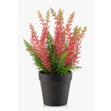 Bruyère artificielle ELSAWO dans un pot décoratif, Crossdoor, rose, 30cm