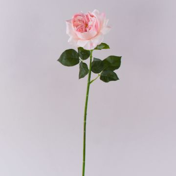 Rose artificielle GINAKAL, rose clair, 65 cm Rose artificielle GINAKAL, rose clair, 65 cm