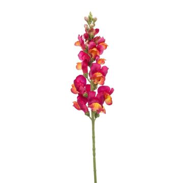 Fleur synthétique gueule-de-loup DAENERYS, fuchsia-orange, 80cm