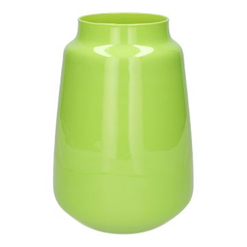 Vase à fleurs FLORINI, vert pomme - verre dépoli, 24,2cm, Ø17cm Vase à fleurs FLORINI, vert pomme - verre dépoli, 24,2cm, Ø17cm