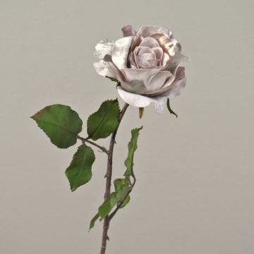 Rose artificielle en velours SINDALA, violet clair, 60 cm, Ø 12 cm Rose artificielle en velours SINDALA, violet clair, 60 cm, Ø 12 cm