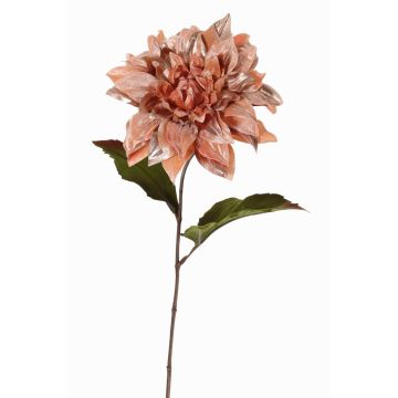 Dahlia artificiel en velours MINBU, rose pâle, 60cm, Ø17cm Dahlia artificiel en velours MINBU, rose pâle, 60cm, Ø17cm