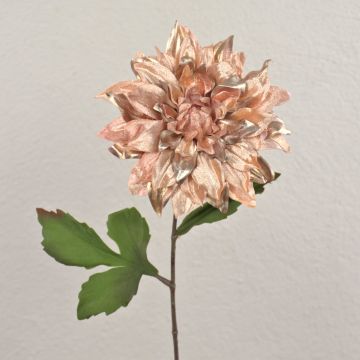 Samt Dahlie künstlich MINBU, rosé, 60cm, Ø17cm Samt Dahlie künstlich MINBU, rosé, 60cm, Ø17cm
