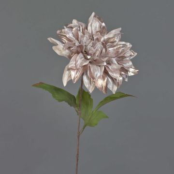 Dahlia artificiel en velours MINBU, lilas clair, 60cm, Ø17cm Dahlia artificiel en velours MINBU, lilas clair, 60cm, Ø17cm
