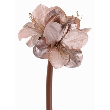 Fleur artificielle Amaryllis en velours KIRSTY, lilas clair, 70cm, Ø13-15cm Fleur artificielle Amaryllis en velours KIRSTY, lilas clair, 70cm, Ø13-15cm