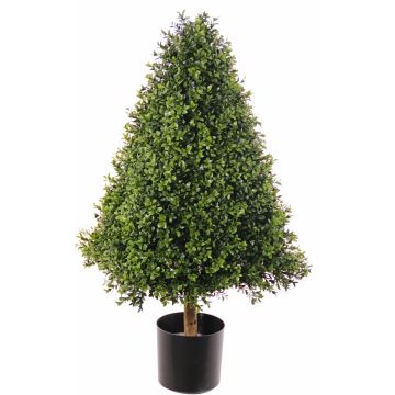 Pyramide de buis artificielle TOM, crossdoor, tronc naturel, 90cm Pyramide de buis artificielle TOM, crossdoor, tronc naturel, 90cm