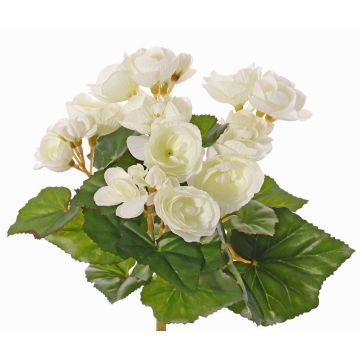 Bégonia artificiel BIRMA sur tige, crème, 20cm, Ø3-5cm Bégonia artificiel BIRMA sur tige, crème, 20cm, Ø3-5cm