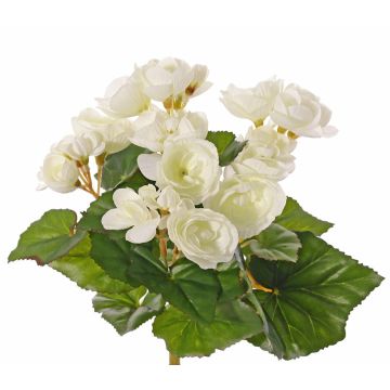 Bégonia artificiel BIRMA sur tige, crème, 20cm, Ø3-5cm Bégonia artificiel BIRMA sur tige, crème, 20cm, Ø3-5cm