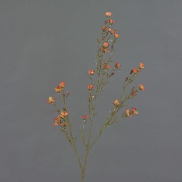 Fleur artificielle de cire NIANG, orange-rouge, 80cm, Ø1,5-2,5cm Fleur artificielle de cire NIANG, orange-rouge, 80cm, Ø1,5-2,5cm