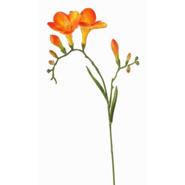 Fleur artificielle freesia MARUSHA, orange, 70cm, Ø6cm