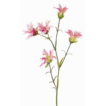 Oeillet japonais artificiel KASTALIA, rose, 65cm, Ø4-5cm Oeillet japonais artificiel KASTALIA, rose, 65cm, Ø4-5cm