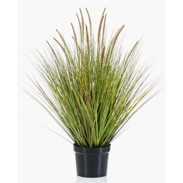 Gazon synthétique décoratif à poils plumeux YWAIN avec panicules, beige-vert, 100cm Gazon synthétique décoratif à poils plumeux YWAIN avec panicules, beige-vert, 100cm