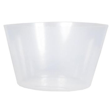 Récipient en plastique KIPA pour corbeilles à plantes, étanche, transparent, 15cm, Ø25cm Récipient en plastique KIPA pour corbeilles à plantes, étanche, transparent, 15cm, Ø25cm