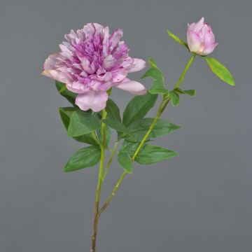 Fleur artificielle pivoine BADIS, lilas, 75cm, Ø13cm Fleur artificielle pivoine BADIS, lilas, 75cm, Ø13cm