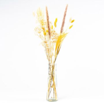 Fleurs séchées avec bouteille LOTTCHEN, marron, 77cm, Ø15cm