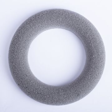 ®mosy Couronne en mousse RUJA pour fleurs artificielles, gris, Ø15cm