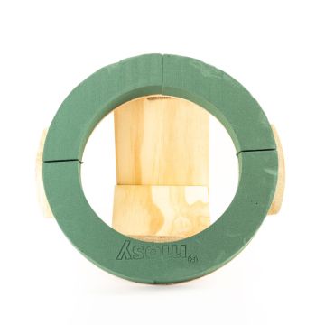 ®mosy Ökodur mousse florale pour funérailles, couronne d'urne ARNELLE, socle en bois naturel, vert, 4,5 cm, Ø 36 cm ®mosy Ökodur mousse florale pour funérailles, couronne d'urne ARNELLE, socle en bois naturel, vert, 4,5 cm, Ø 36 cm