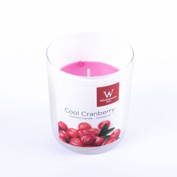Bougie parfumée ASTRID dans un verre, Cool Cranberry, rose fuchsia, 7,9cm, Ø7,1cm, 28h Bougie parfumée ASTRID dans un verre, Cool Cranberry, rose fuchsia, 7,9cm, Ø7,1cm, 28h