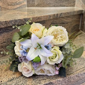 Magie pastel - Bouquet de mariée souhait client de Barbara Magie pastel - Bouquet de mariée souhait client de Barbara