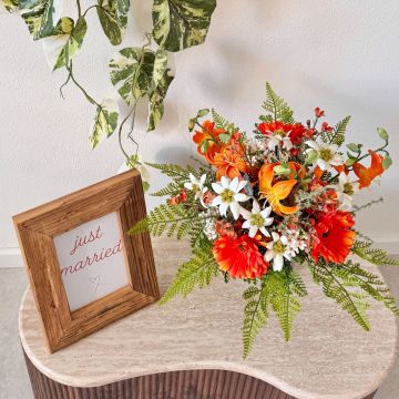 Bouquet de mariée Alpengold et boutonnière - Souhait client de Kai Bouquet de mariée Alpengold et boutonnière - Souhait client de Kai