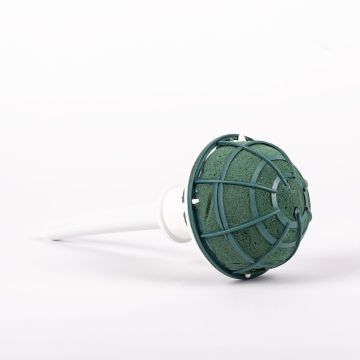 ®mosy Support pour bouquet de mariée en mousse humide LAHANA avec poignée en plastique, grille, tête pivotante, vert, 23 cm, Ø 8,5 cm ®mosy Support pour bouquet de mariée en mousse humide LAHANA avec poignée en plastique, grille, tête pivotante, vert, 23 cm, Ø 8,5 cm