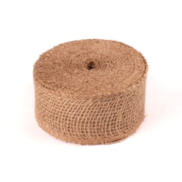 Ruban en toile de jute KALF, naturel, 20m, 5cm