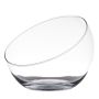 Coupe décorative NELLY EARTH en verre, recyclé, transparent, 10cm, Ø12,5cm