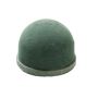 OASIS Mousse à piquer humide pour une urne hémisphérique COBY, fleurs de deuil, fond en mousse rigide ECObase, ruban adhésif, vert, 5,5cm, Ø6,5cm