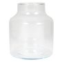 Vase à fleurs SIARA en verre, transparent, 20cm, Ø16,8cm