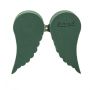 OASIS Mousse à piquer humide Ailes YOSITA, fleurs de deuil, support en bois Bioline, dispositif de suspension, vert, 22,5x25,5x3,5cm