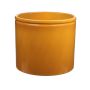 Pot de fleurs en céramique ALCHIBA, curry, 21,5cm, Ø23,3cm