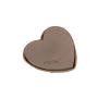OASIS Mousse à piquer humide en forme de cœur JANEA, NatureSource 20 % de matières premières biosourcées, coupe en papier recyclé Biolit, brun, 28x25,5x4cm
