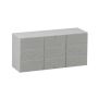 OASIS Mousse à piquer Brique DEJAN pour des fleurs artificielles, avec des lignes de découpe, gris, 23x11x7,5cm