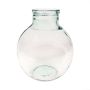 Vase boule BRENDEN en verre, recyclé, transparent, 30cm, Ø25cm