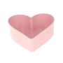 Coupe en forme de cœur HAVIN en plastique, rose, 22x20x7,5cm